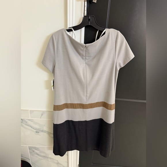 Donna Morgan Gray and Brown Mini Dress - Picture 6 of 6